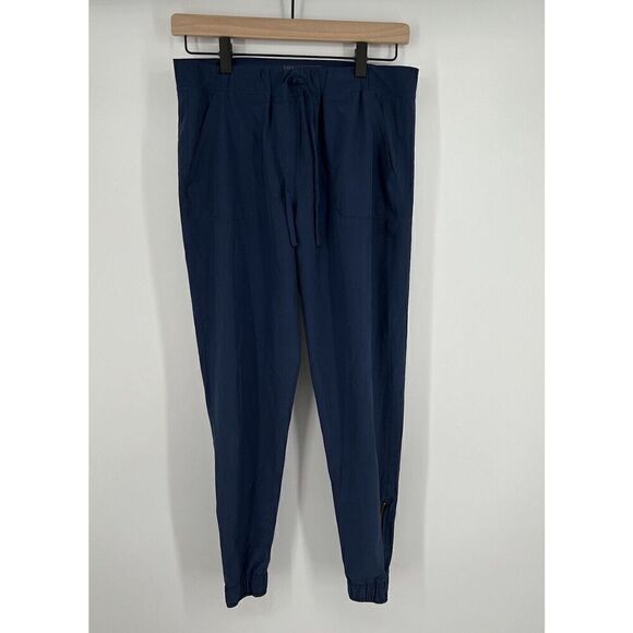 Albion Dark Blue Chambray Jetsetters Jogger Size XS Lightweight Travel - Picture 1 of 4